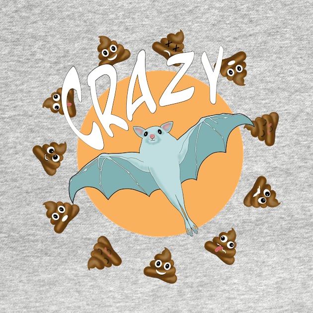 Bats$&% Crazy Funny Message Design by StephJChild